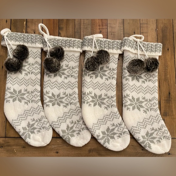 4 Like-New Wondershop Christmas Stockings - Picture 1 of 1